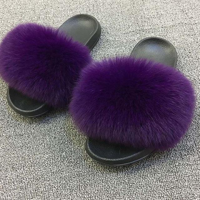 Purple furry online slides